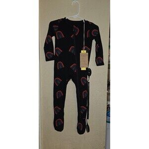 Kyte Baby Clementine Rainbow footed zippy sleeper 12-18mo NWT